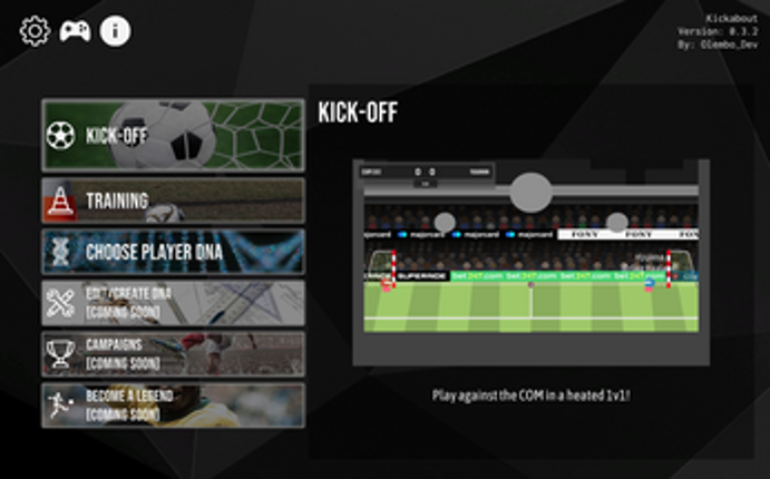 KICKABOUT - A 2D Soccer Game screenshot