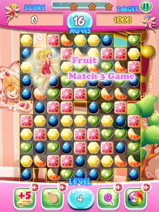 Match 3 jelly fruit crush game screenshot