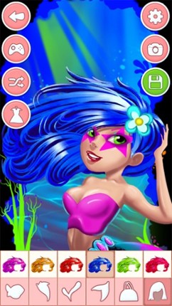 Mermaid Dressup&amp;Makeup - A Mermaid Princess Salon Spa Makeover screenshot