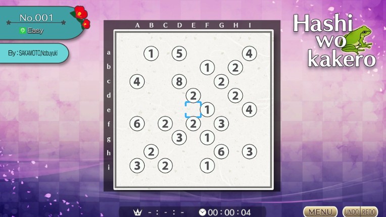 Puzzle by Nikoli W Hashiwokakero (Windows) screenshot