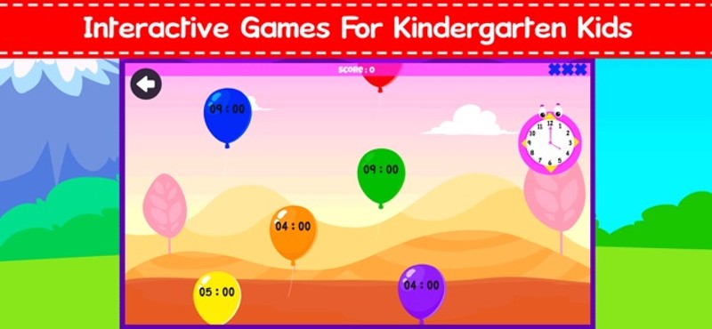 Telling Time For Kids + Clock screenshot