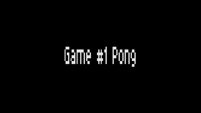 20 Games Challenge: Pong Image