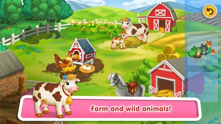 Baby Puzzles for Kids: Learn Words in 5 Languages screenshot