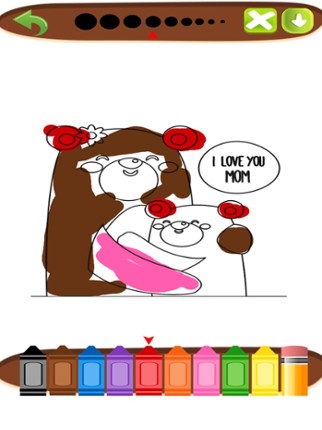 Bear Coloring and Painting Book screenshot