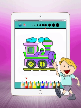 Best Games Education Veihicle Coloring Pages : Learn draw and paint For Kids !Fun Image