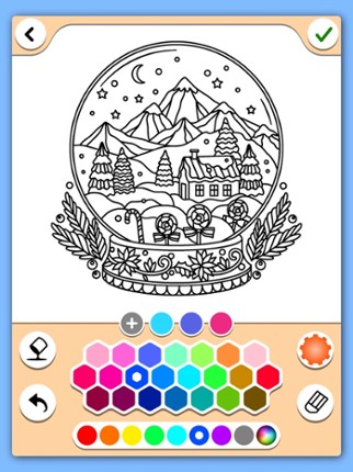 Christmas coloring for all screenshot