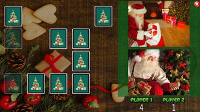 All Christmas Pairs Memory Game Image