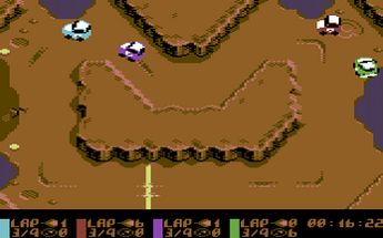 Muddy Racers (C64) Image