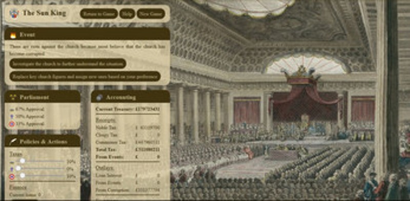 The Sun King screenshot