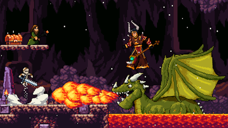 Apple Knight Action Platformer screenshot