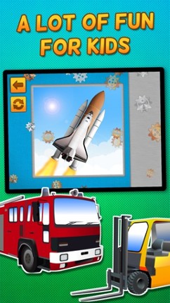 Kids &amp; Play Cars, Trucks, Emergency &amp; Construction Vehicles Puzzles – Free screenshot