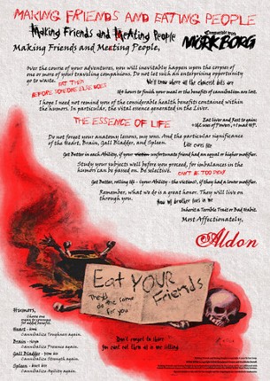 Making Friends and Eating People - MÖRK BORG Compatible Image