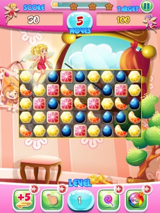 Match 3 jelly fruit crush game screenshot