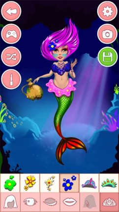 Mermaid Dressup&amp;Makeup - A Mermaid Princess Salon Spa Makeover screenshot