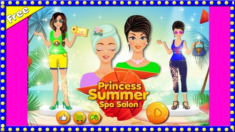 Princess Summer Dress up- Free Celebrity Fashion Design glamour game for Girls,Kids &amp; teens screenshot