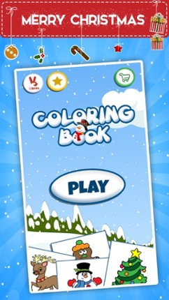 Winter coloring book for toddlers: Kids drawing, painting and doodling games for children screenshot