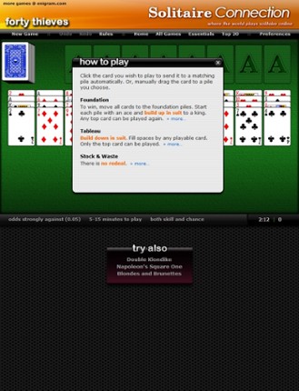 45 Stars of Solitaire Connection Image