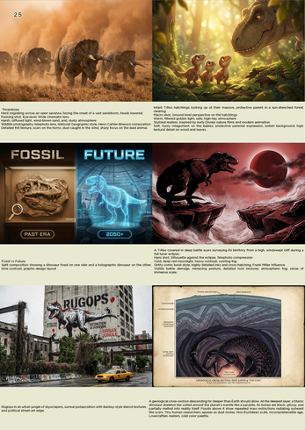 AI Dinosaur Prompts - eBook Image
