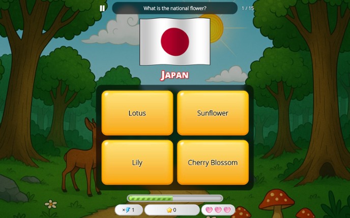 World Capitals Quizzer screenshot