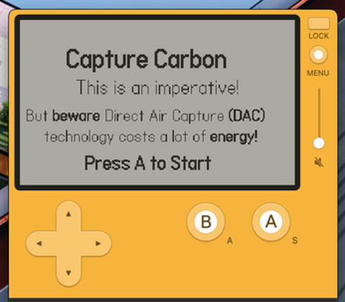Capture Carbon: A Playdate Game Image