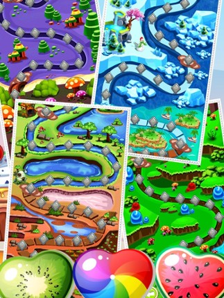 Fruit Heart Sweet Charm Heroes 3 Match Valentine Day screenshot