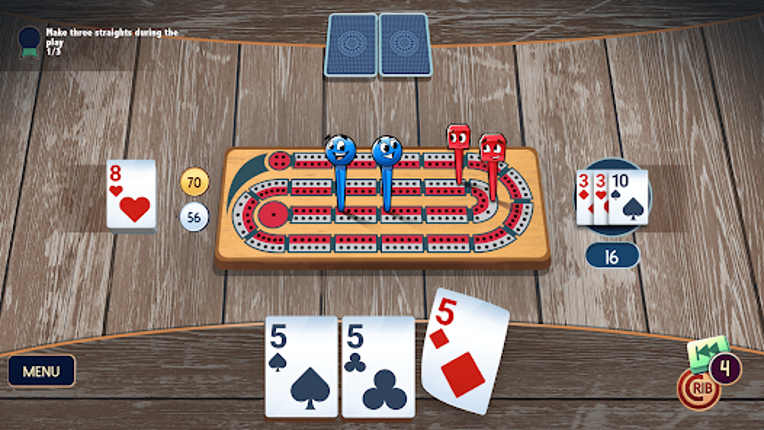 Ultimate Cribbage: Card Board screenshot