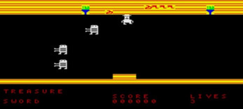 Search for magic staff (ZX Spectrum,Dragon32) screenshot