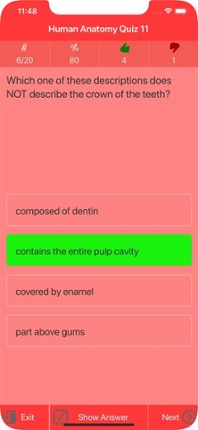Human Anatomy Quizzes screenshot