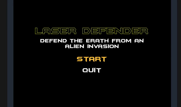 Laser Defender Game Cover