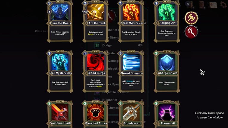 Meta Card Backpack Legend screenshot