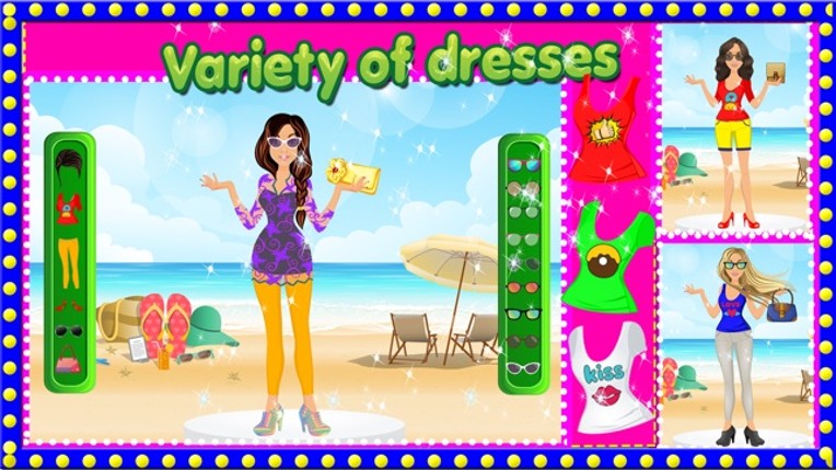 Princess Summer Dress up- Free Celebrity Fashion Design glamour game for Girls,Kids &amp; teens screenshot