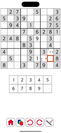 Sudoku 55 screenshot