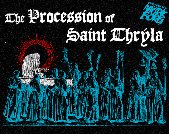 The Procession of Saint Thrýla - A MÖRK BORG monster and her magic relics Image