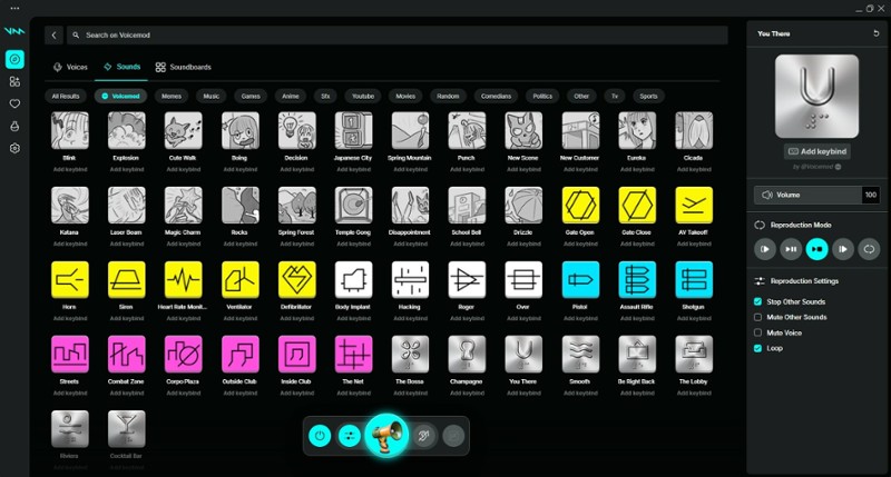Voice Changer, AI Voices and Soundboard in Real-Time - Voicemod screenshot