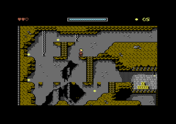 Deathflood: Curse of Oak Island (C64) screenshot