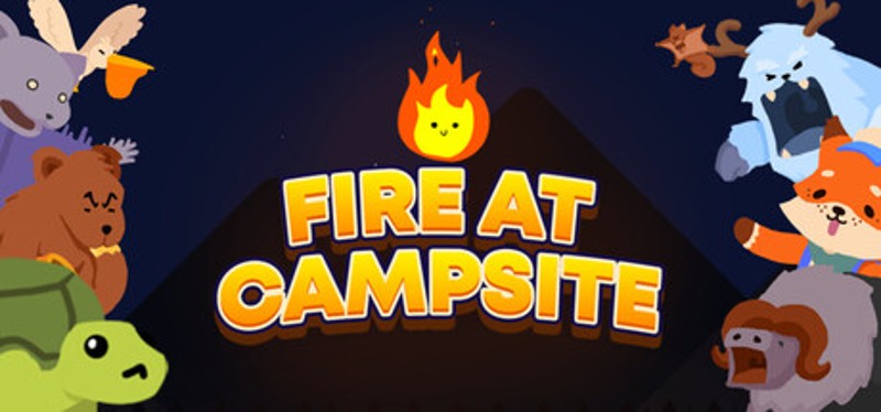 Fire at Campsite Image