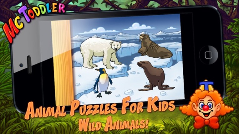Free Wild Animal Puzzles for Kids and Toddlers Image