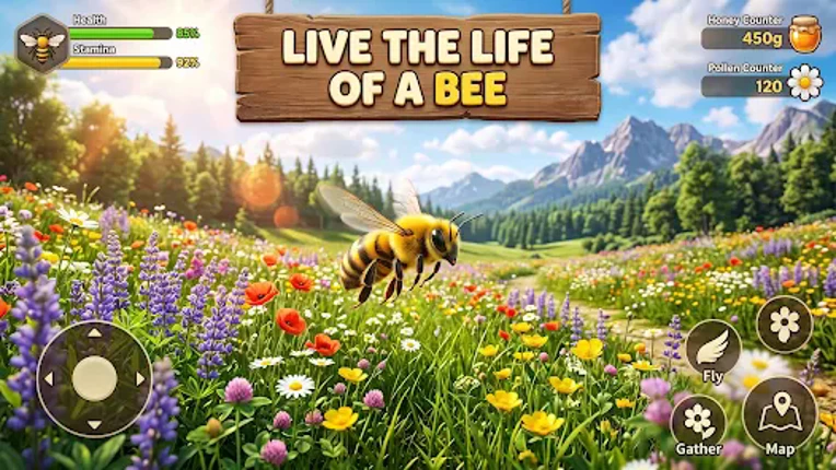 Honey Bee Life Simulator 3D Image