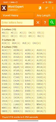 Word Expert (for SCRABBLE) screenshot