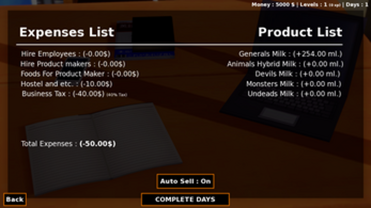 MilkDays Business screenshot