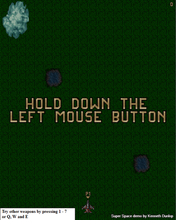 Super Space prototype screenshot