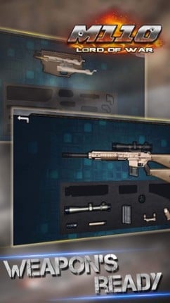 M110 the Sniper Rifle Gun Builder and Shooting Game by ROFLPlay Image