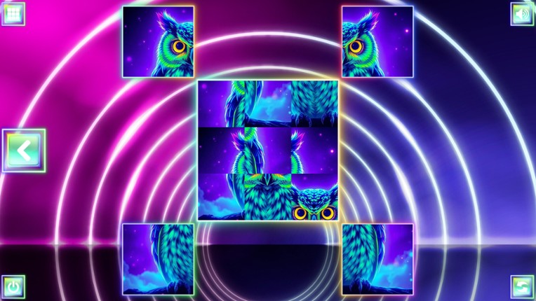Neon Fantasy: Owls screenshot