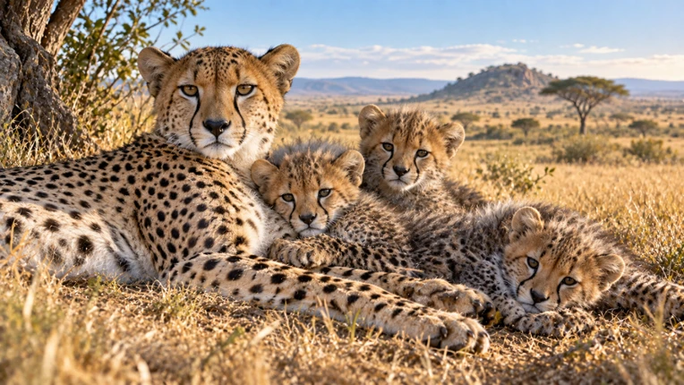 Puzzle Wild Cats Image
