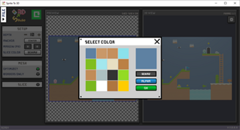 Sprite To 3D Image