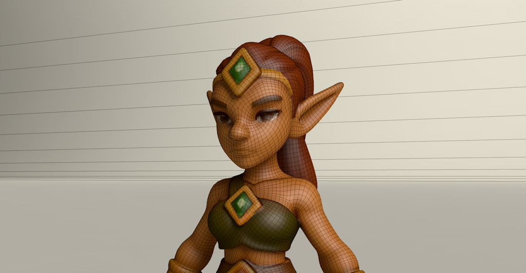 Games like Stylized Game Ready Human Character Rigged named poli