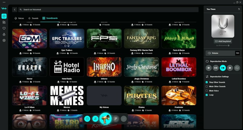 Voice Changer, AI Voices and Soundboard in Real-Time - Voicemod screenshot