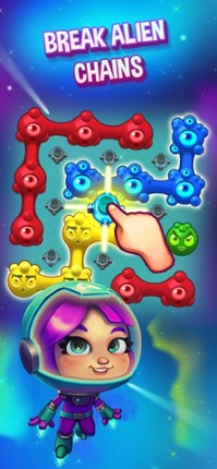 Aliens in Chains Space Puzzle screenshot