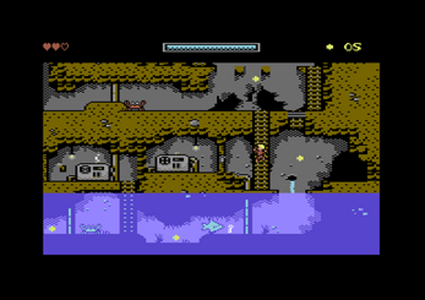Deathflood: Curse of Oak Island (C64) screenshot