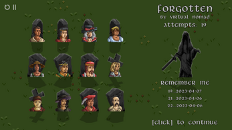 Forgotten - Memory Match Image